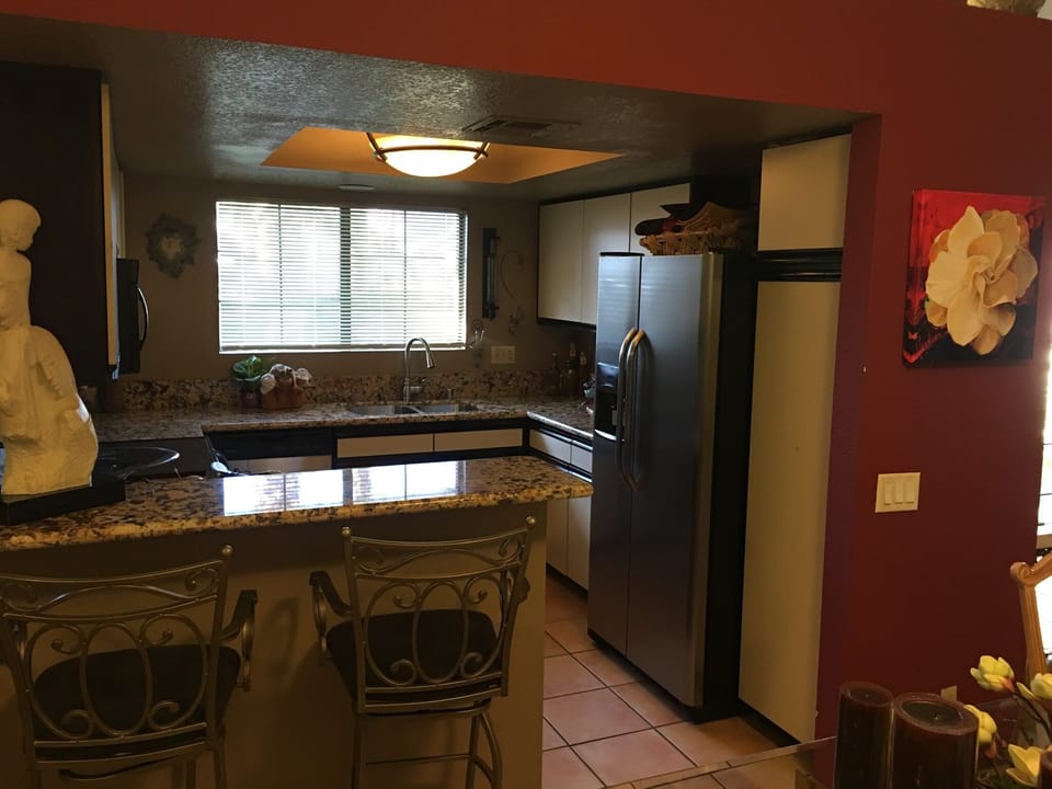 Kitchen with upgraded appliances 