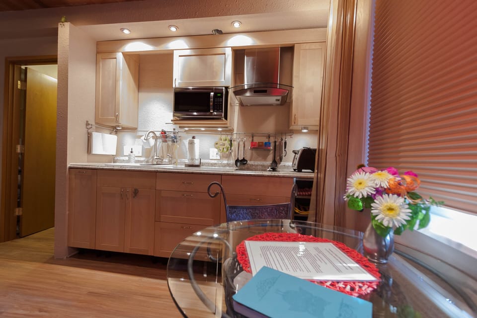 "From our welcome to the super comfy bathrobes-we couldn't have felt more at hom