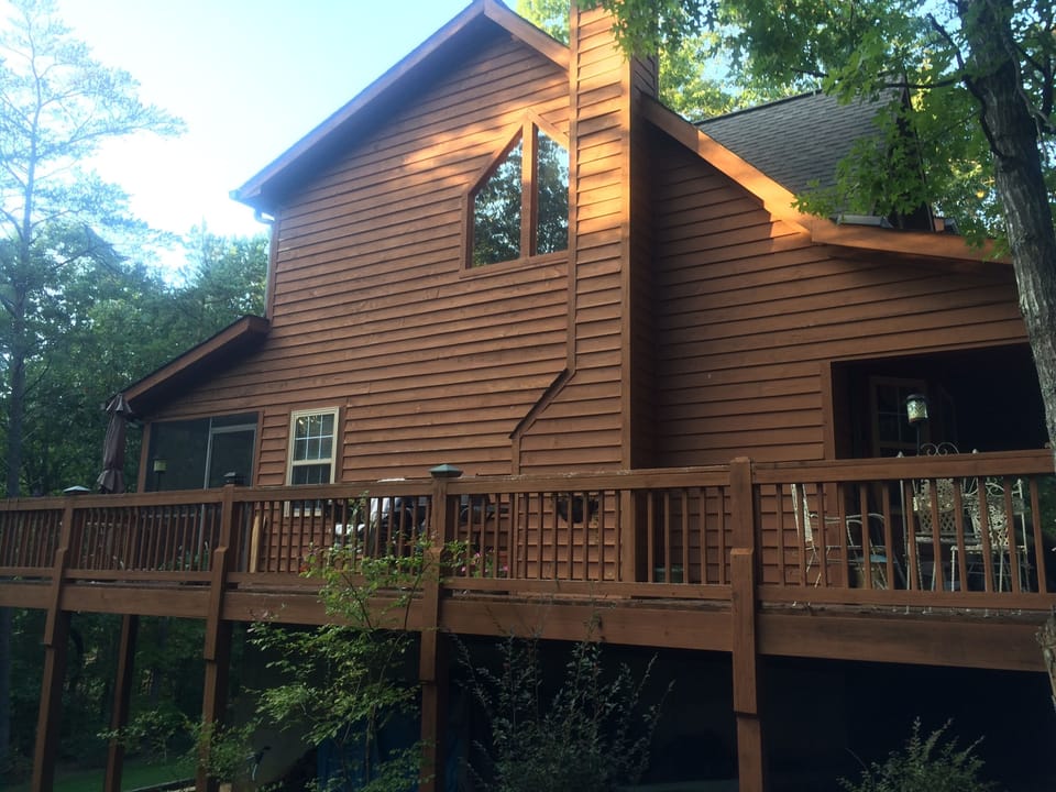 Wrap around deck