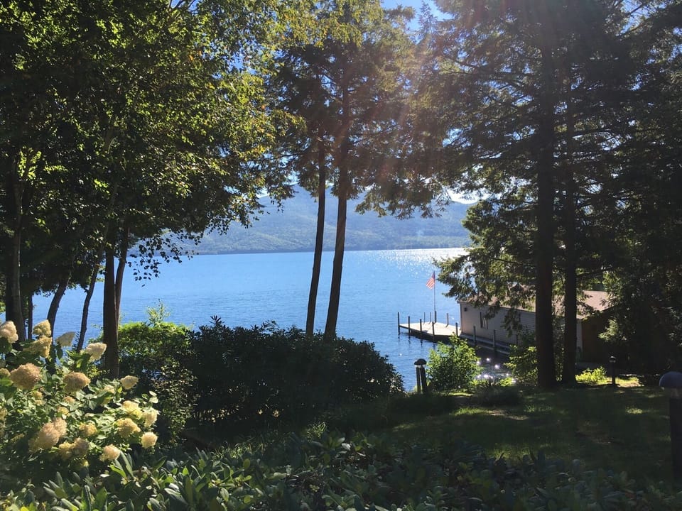 Lake view from main deck