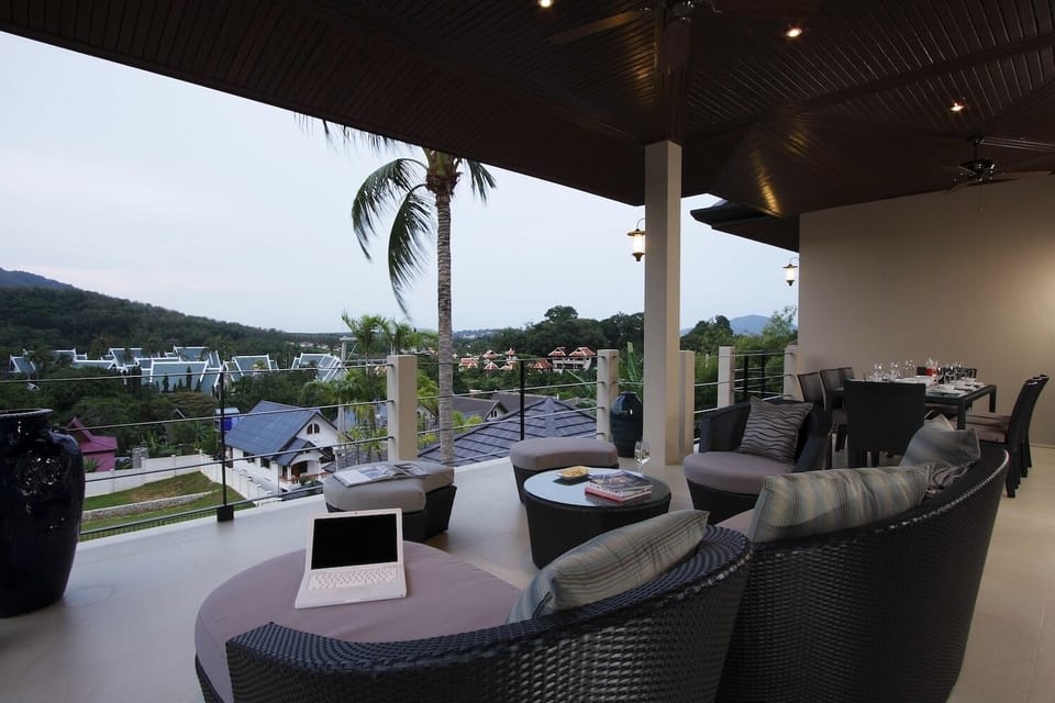 Spacious outside covered balcony, perfect to enjoy evening sundowners