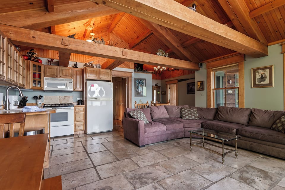 Kitchen and living area