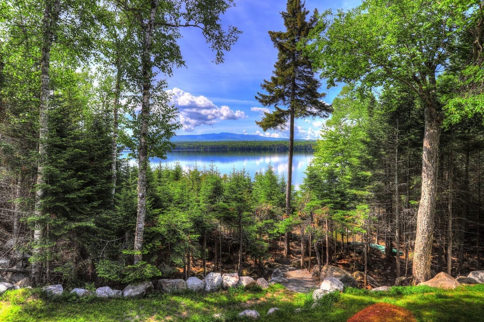 Gorgeous view of Mooselookmeguntic Lake