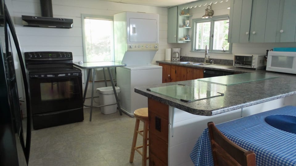 new kitchen counter top, dishwasher, and refrigerator