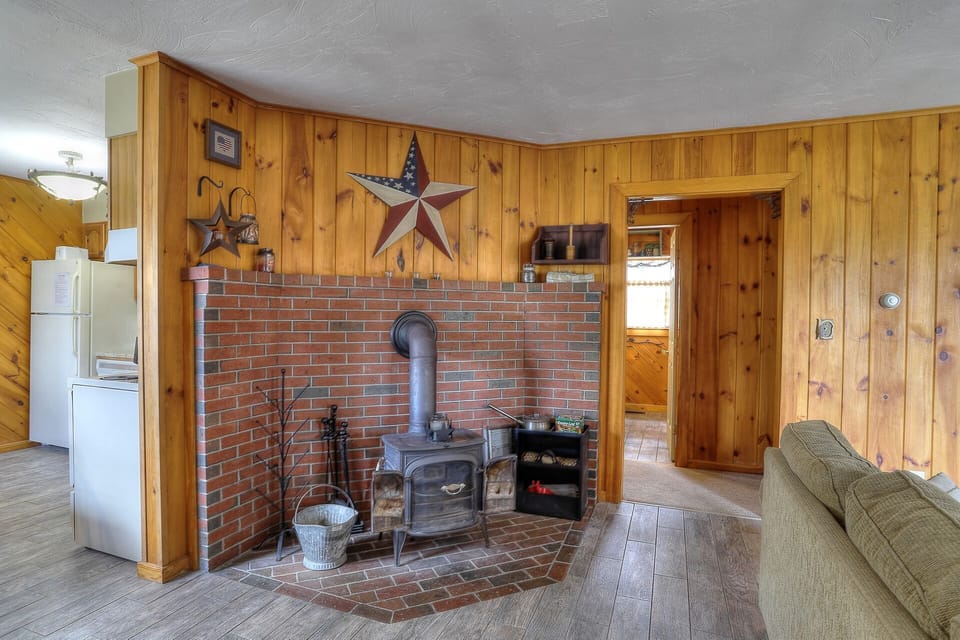 stone fire place