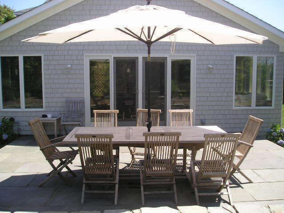 Patio Table and Umbrella