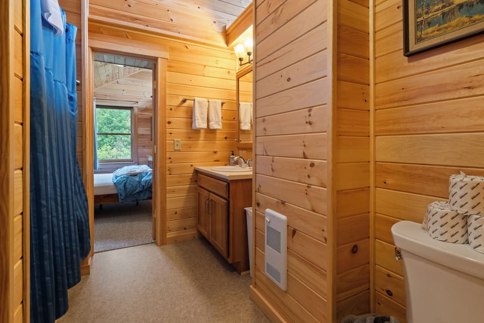 The bathroom connects to Bedroom #2 and #3