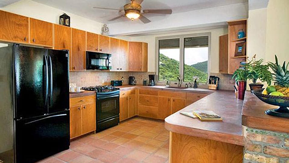 Large open kitchen