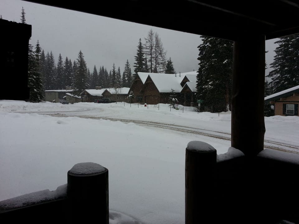 View from Dining room Sliding glass door.