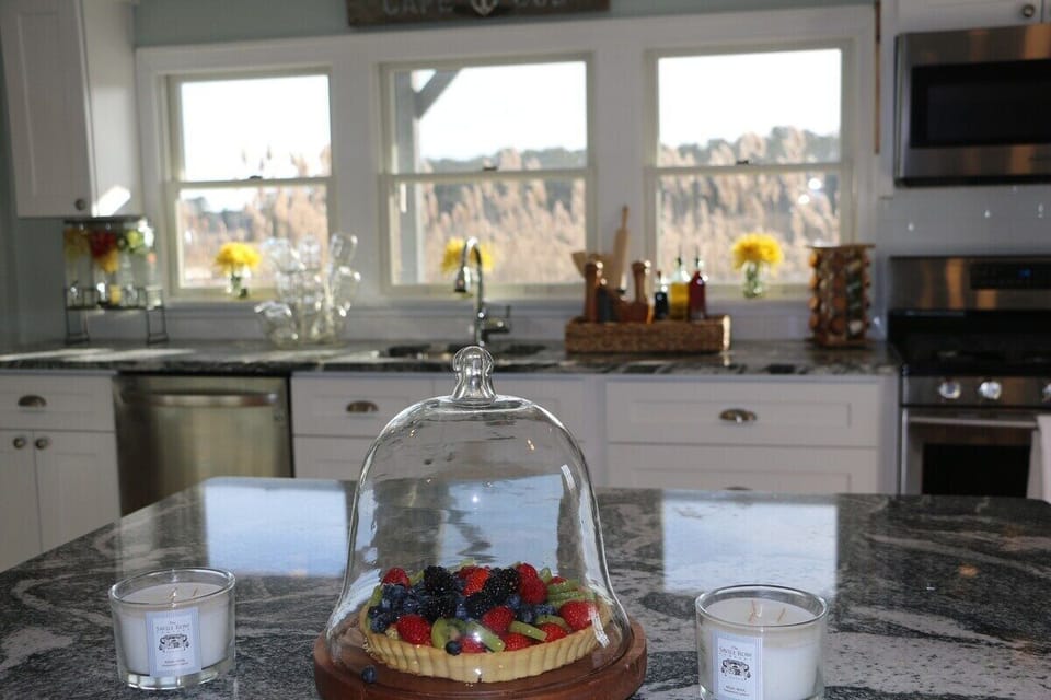 View of the swan river from the kitchen