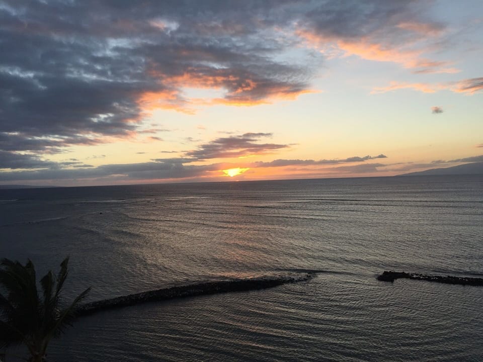 Sunset from Roof Top BQ Deck