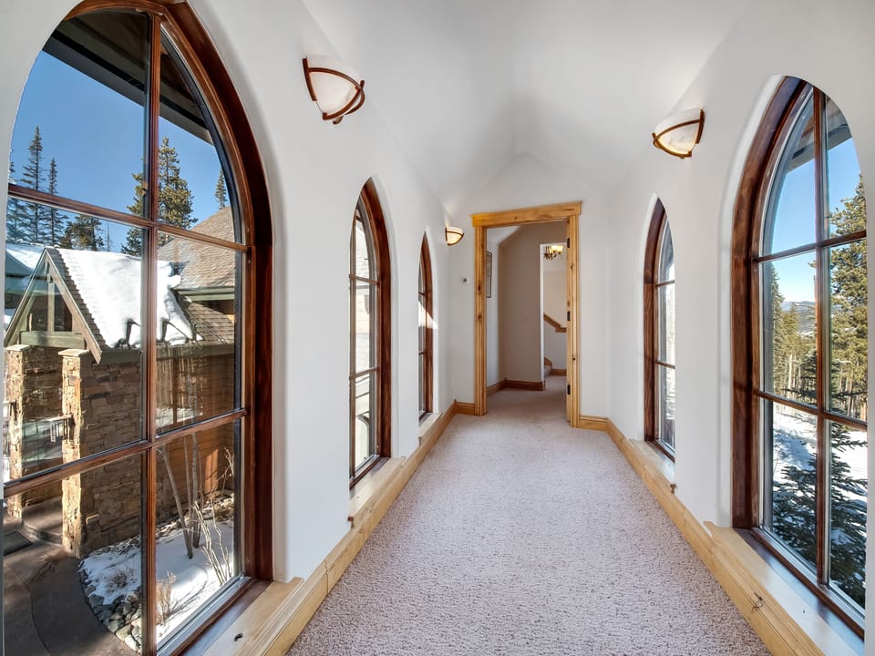 Bridge across courtyard to Master Suite III and Bunkroom