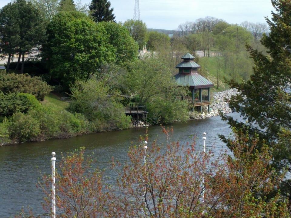 Thursdays in the summer you can enjoy concerts from across the river