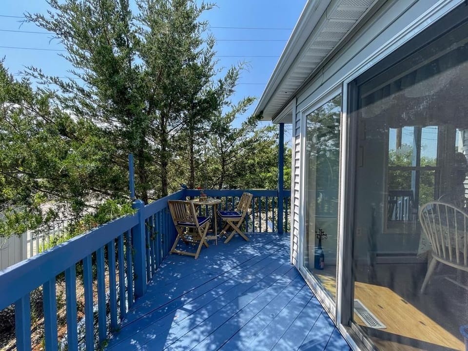 Side porch looking toward the street