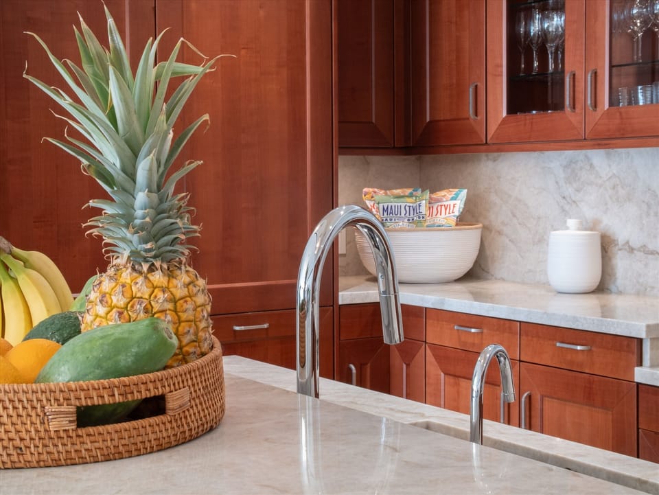 New Kitchen with a full assortment of Cooking Dining and Serving Supplies