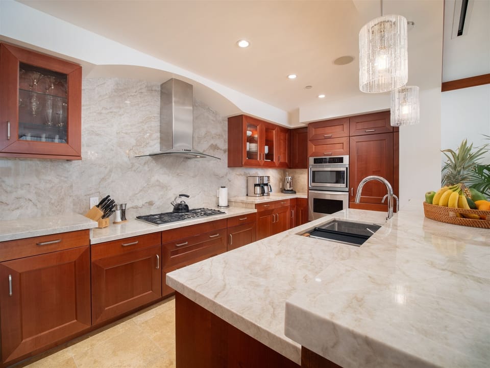 New Kitchen with a full assortment of Cooking Dining and Serving Supplies