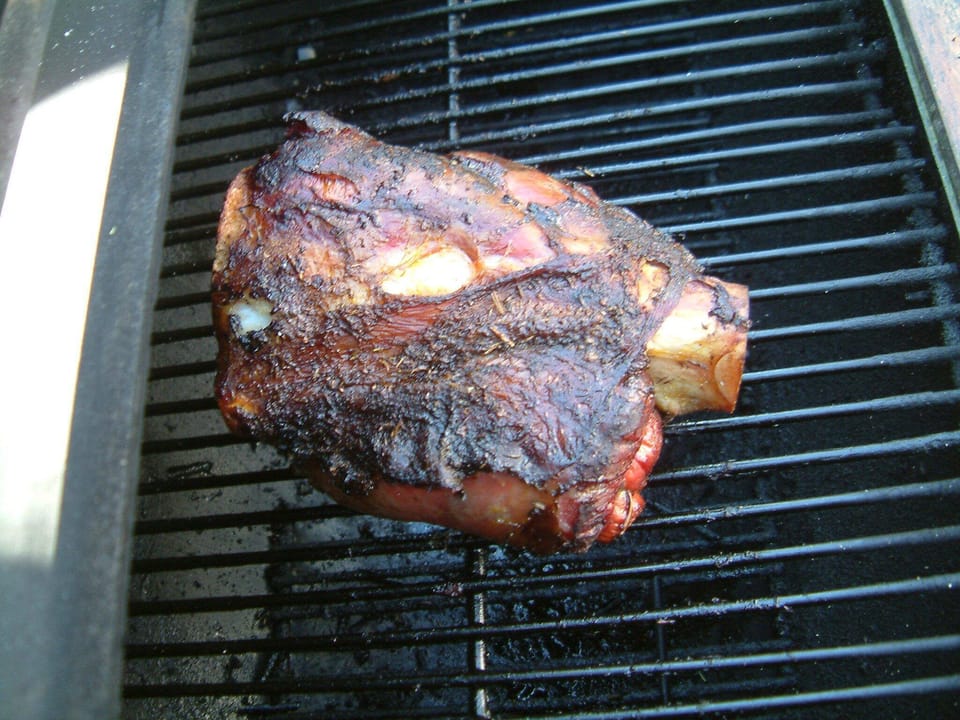 Grilling on the terrace
