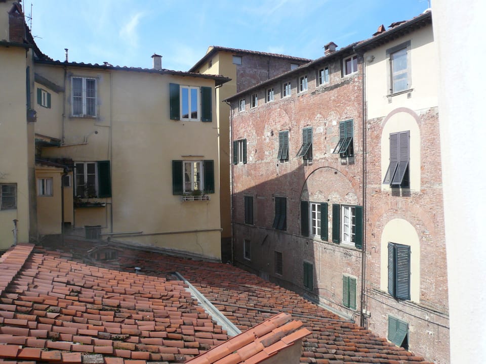 The View from a window in the bedroom