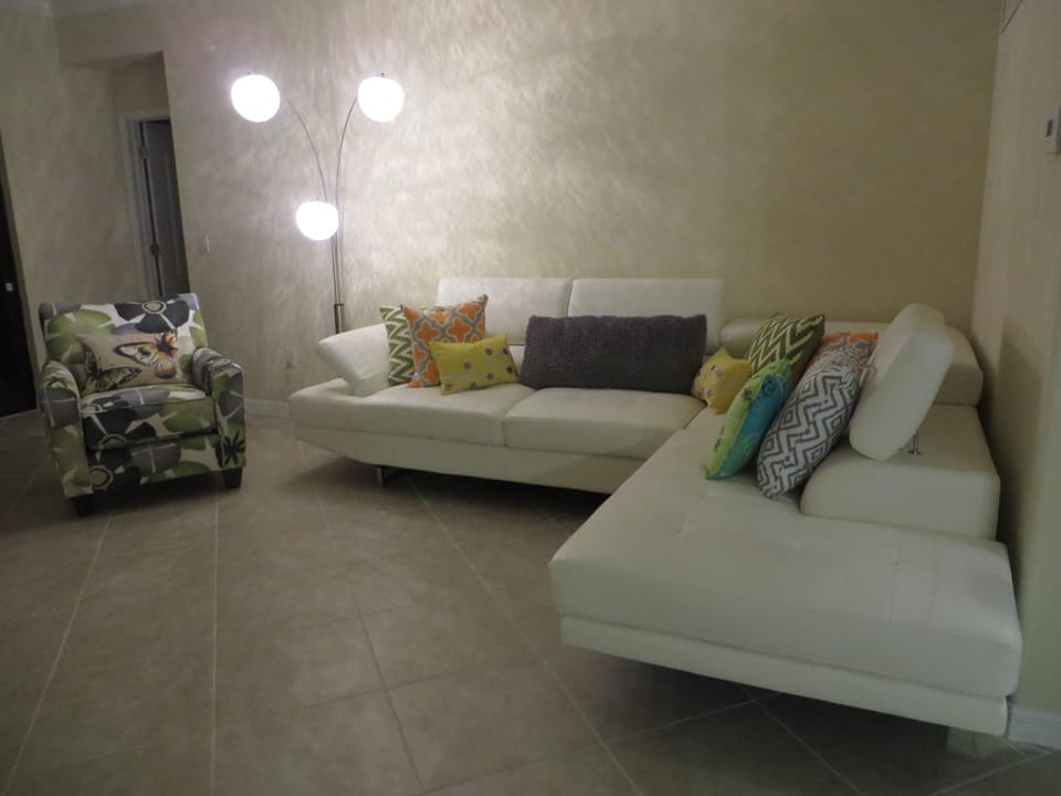 White Leather Sectional Sofa