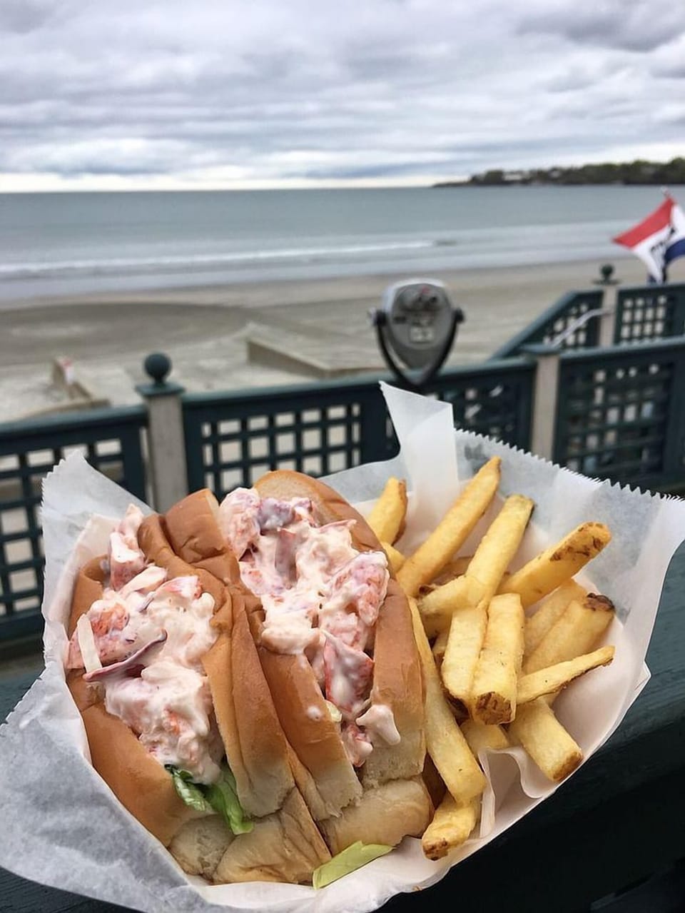Twin Lobster Roll, Easton's Beach Snack Bar