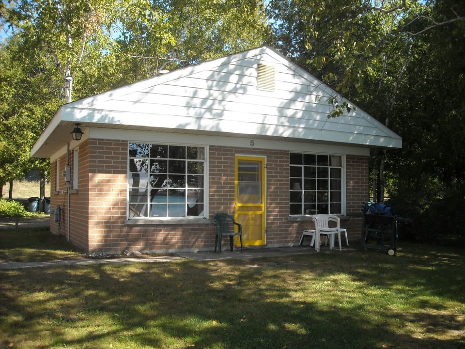 Enjoy lake views through the large front windows.
