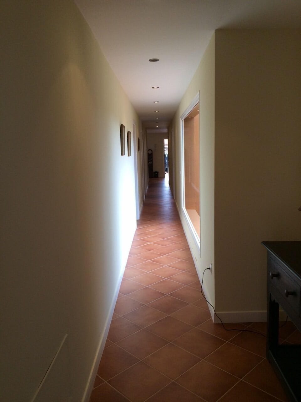 Corridor leading to all rooms