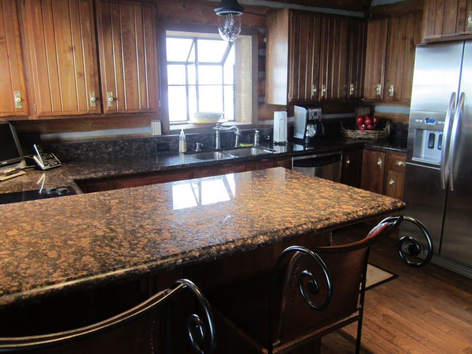 Granite and stainless steel kitchen