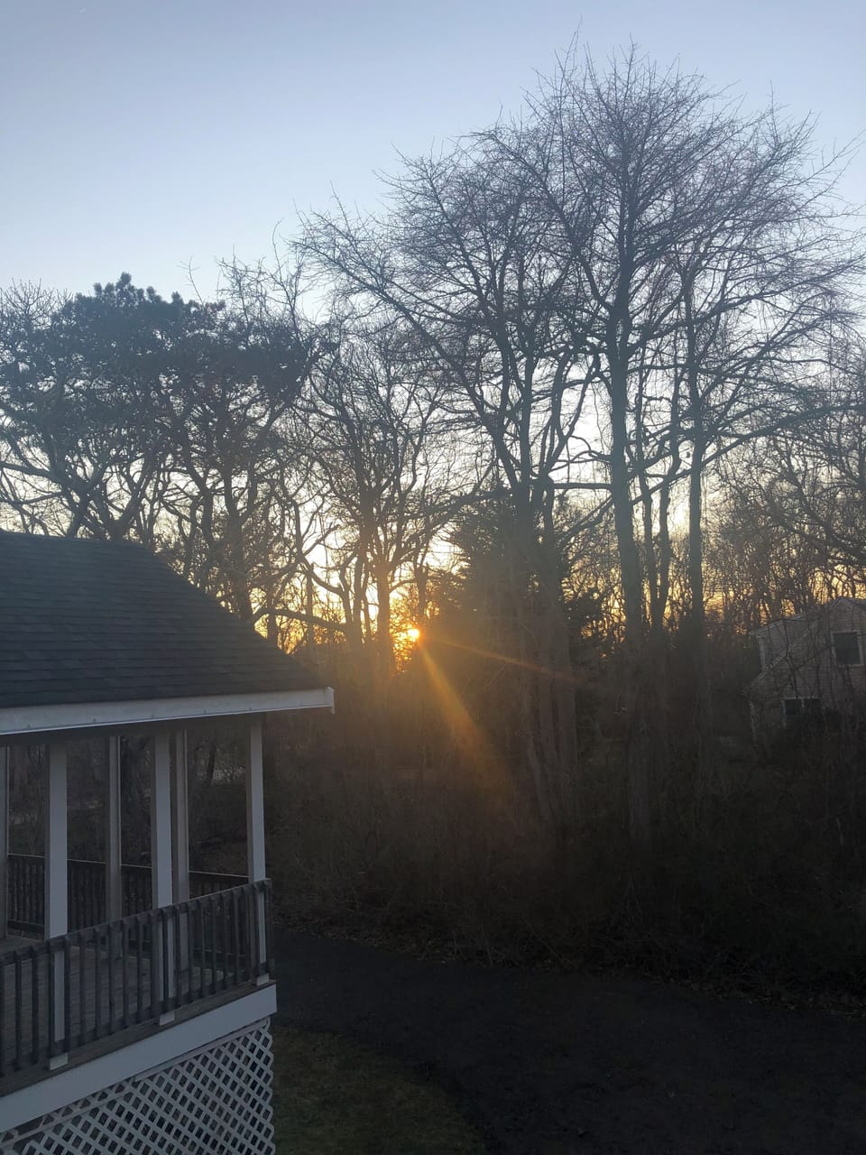 Sunset Over the Beach