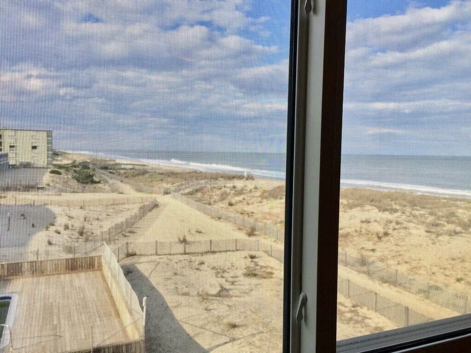 You might want to sleep with the windows open...View from bdrm 1 window