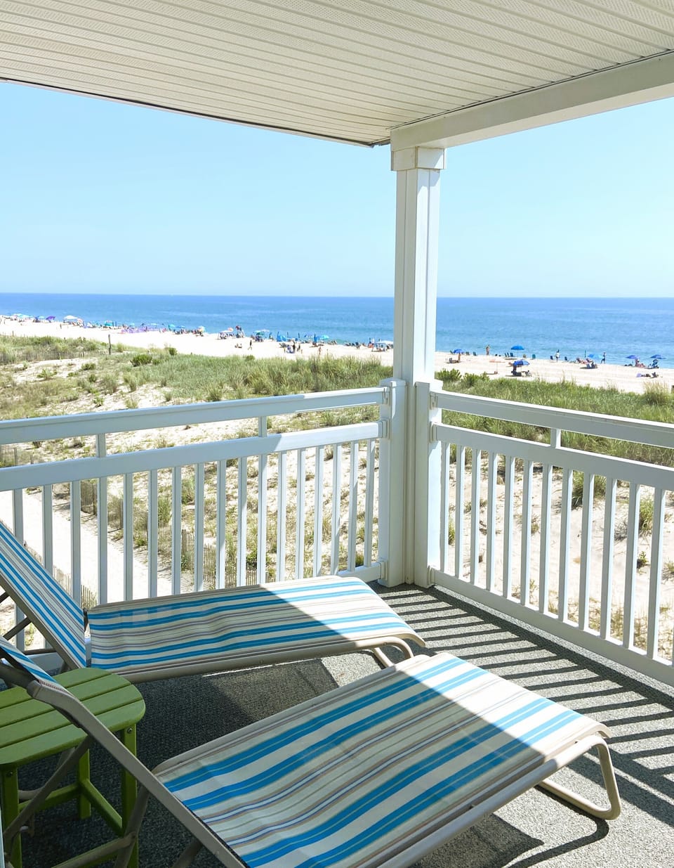 Relax on a chaise in the fresh ocean air