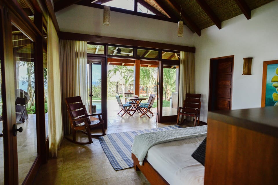 French doors leading to pool and kitchen and your private rancho