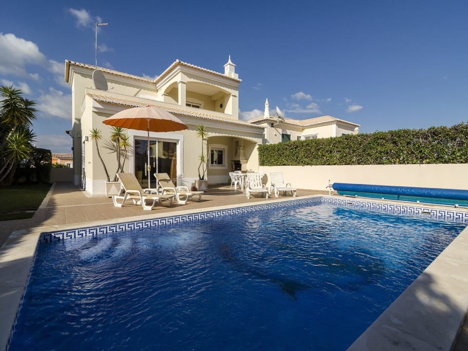 Large swimming pool, in private grounds 