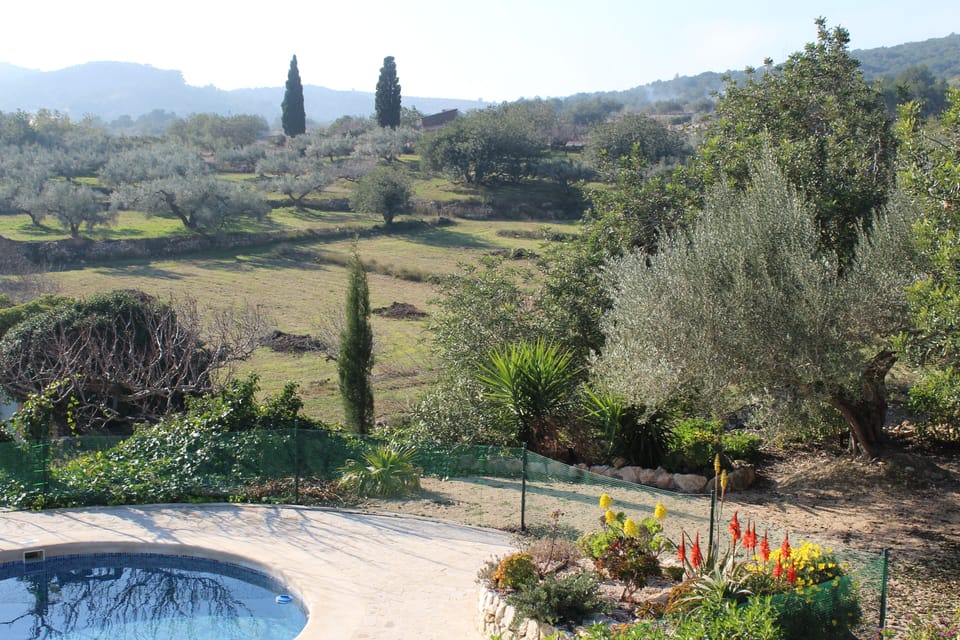 INLAND VIEW FROM THE TERRACE