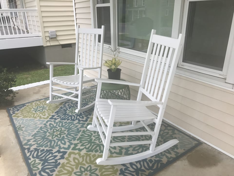 Front Porch living with rockers...