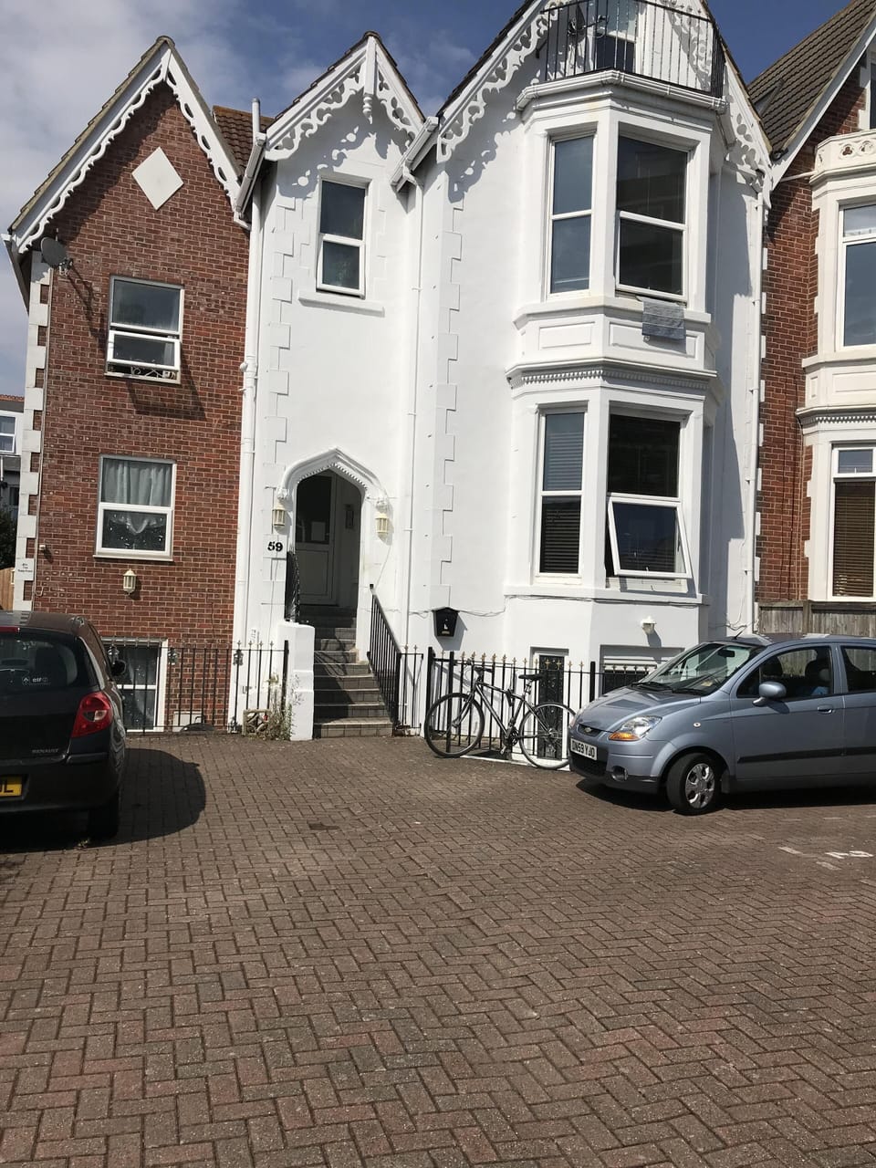 Welcome - apartment is on the 2nd floor with parking to the front