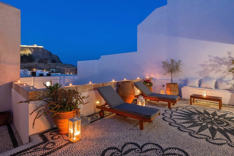 Perfect spot for pre-dinner drinks
