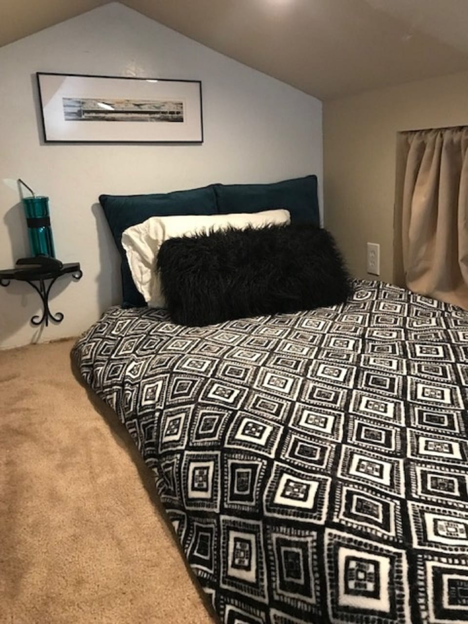 Snuggly loft bed