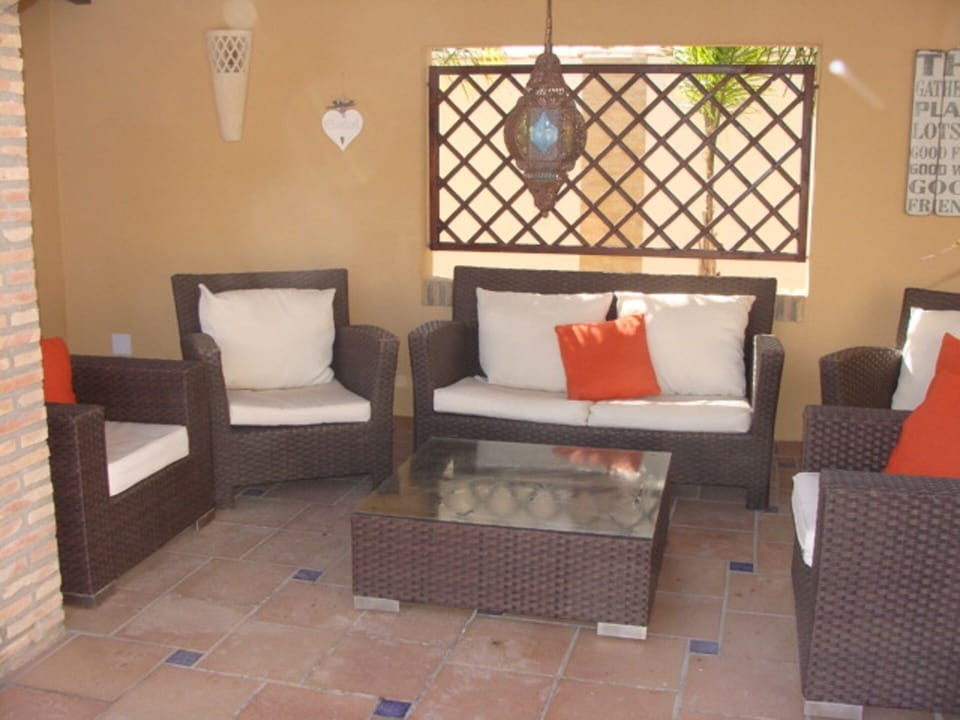 Outside sitting area
