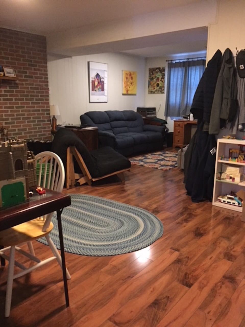 Downstairs family room