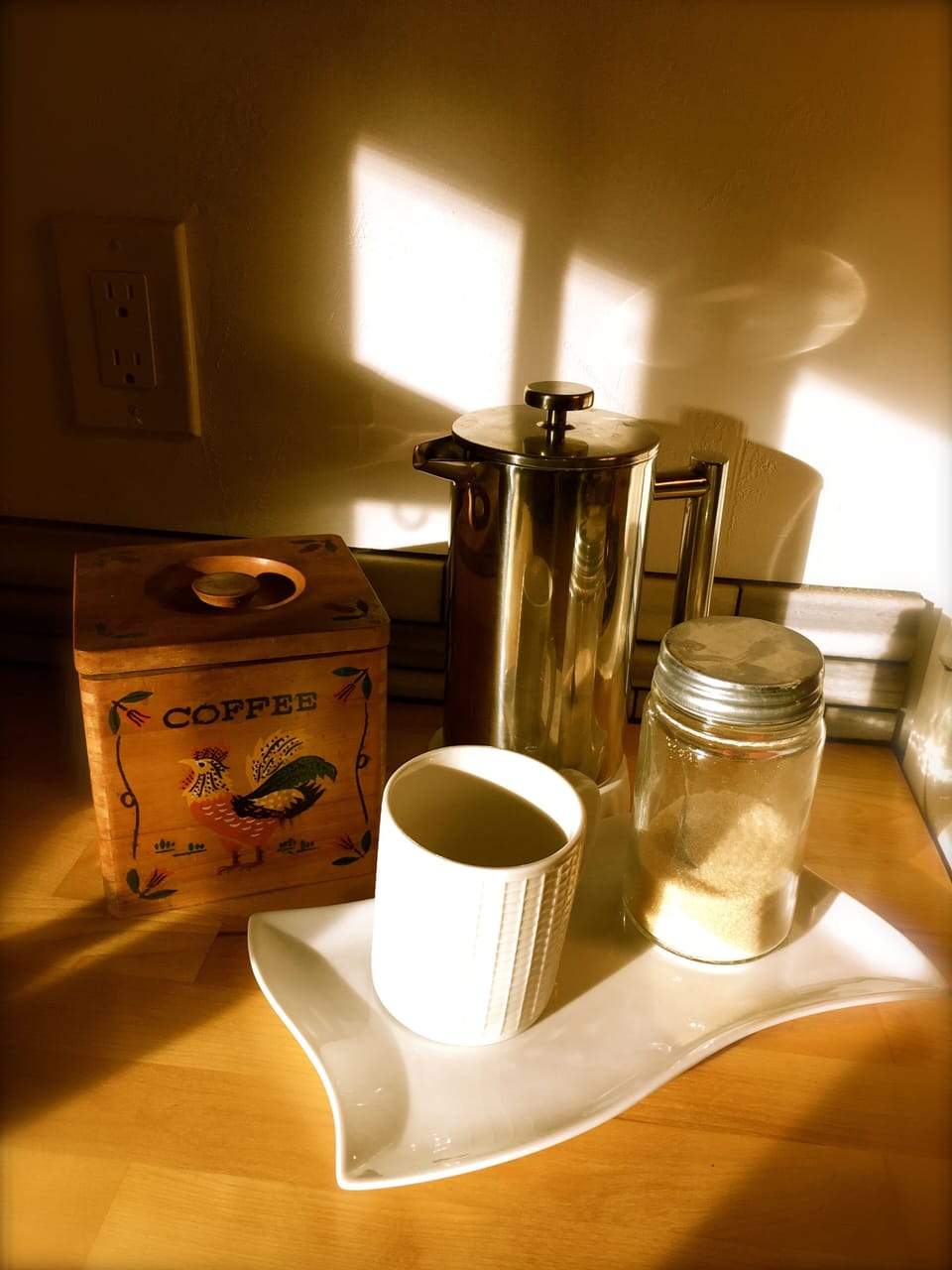 The coffee is waiting for you! 