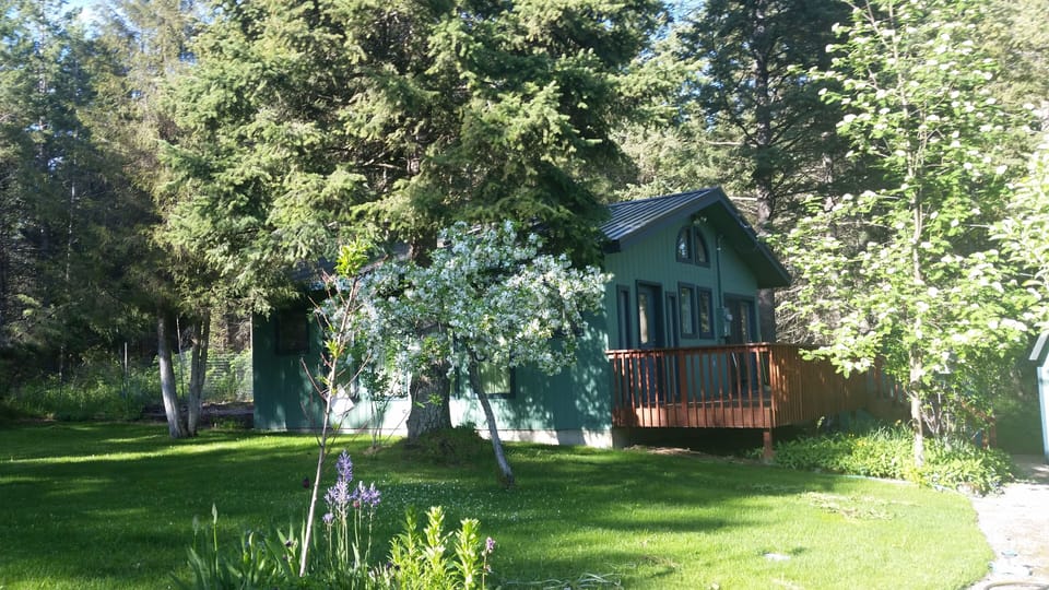 Cottage at Foys lake from the Northeast
