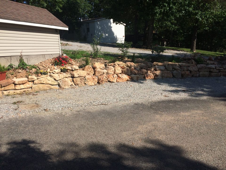 New landscaping with more parking.