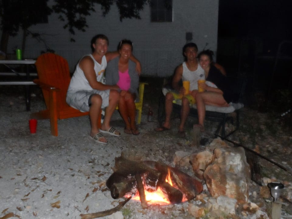 Super fire-pit for those cool evenings.