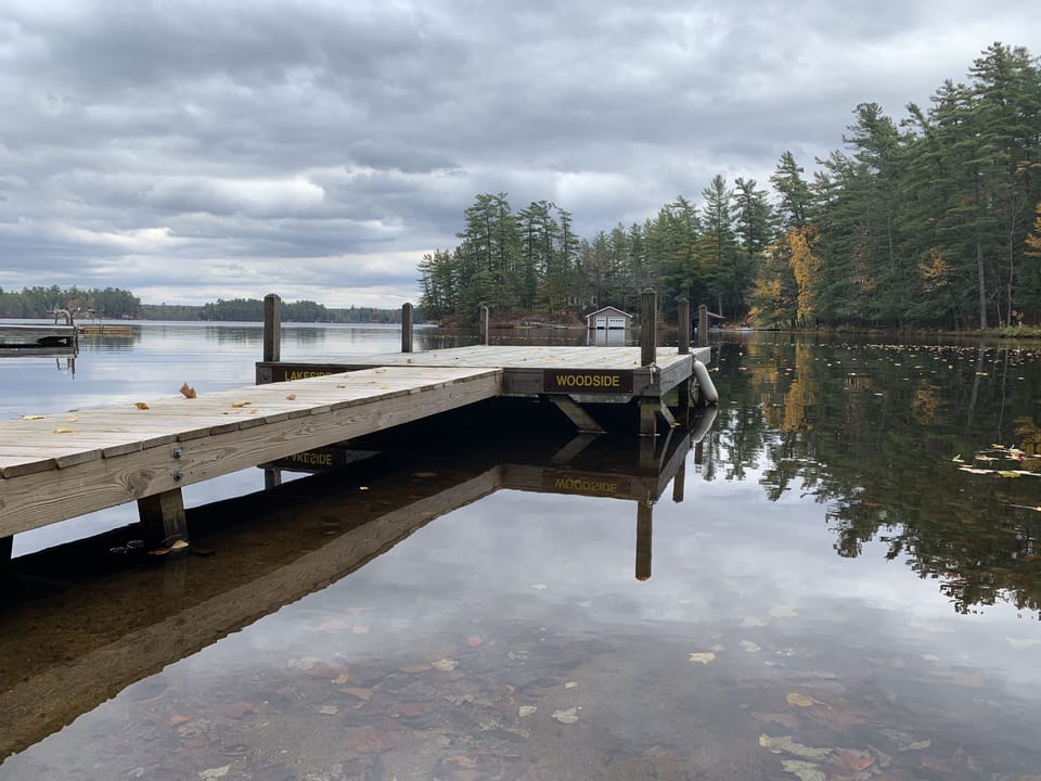 Our Dock on the lake