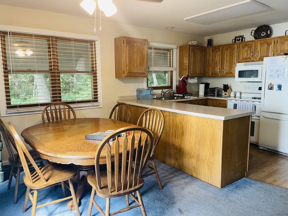 Dining room and kitchen 