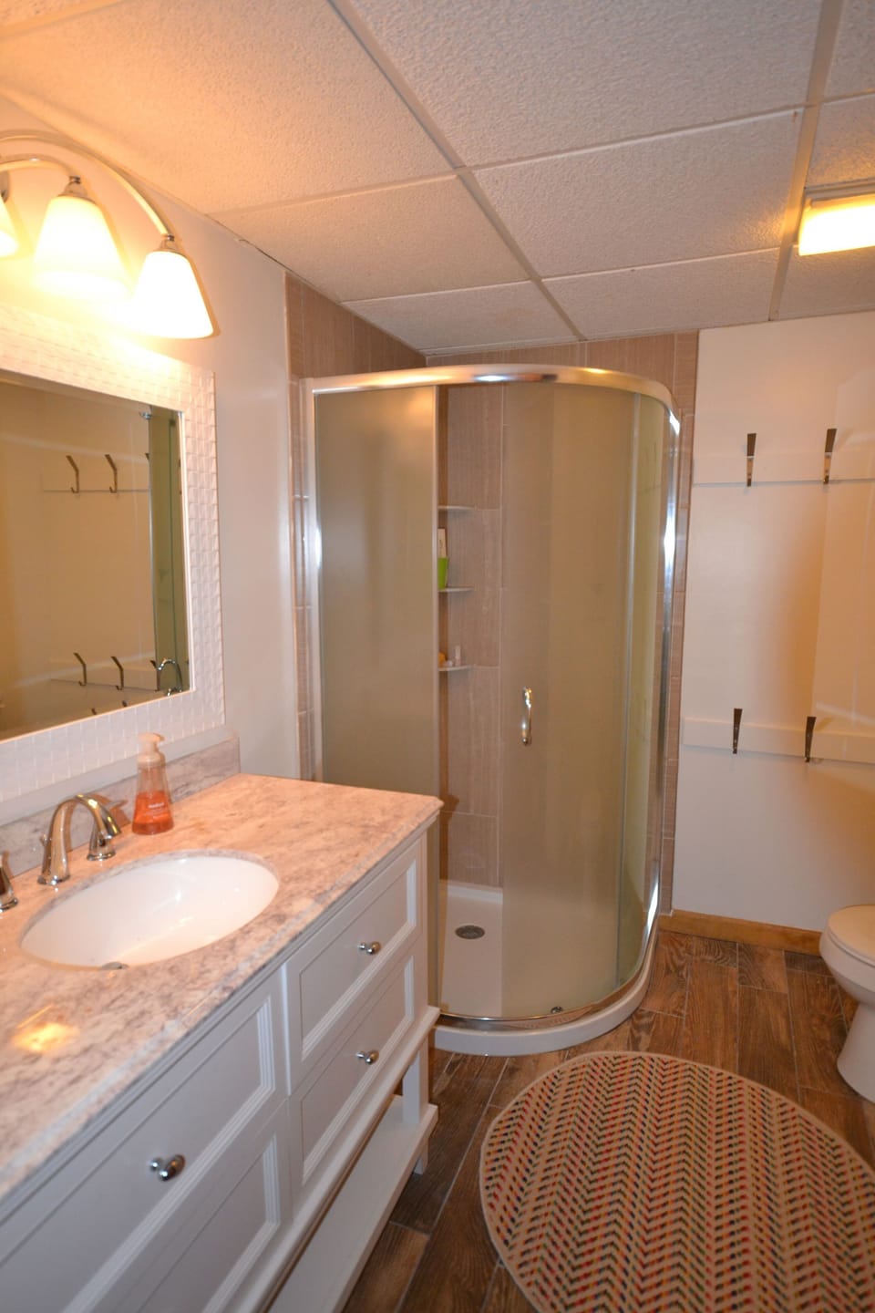 Basement bathroom 