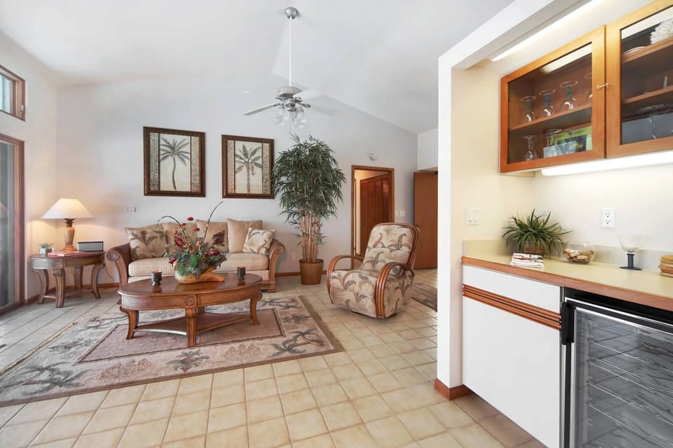 Living room and bar