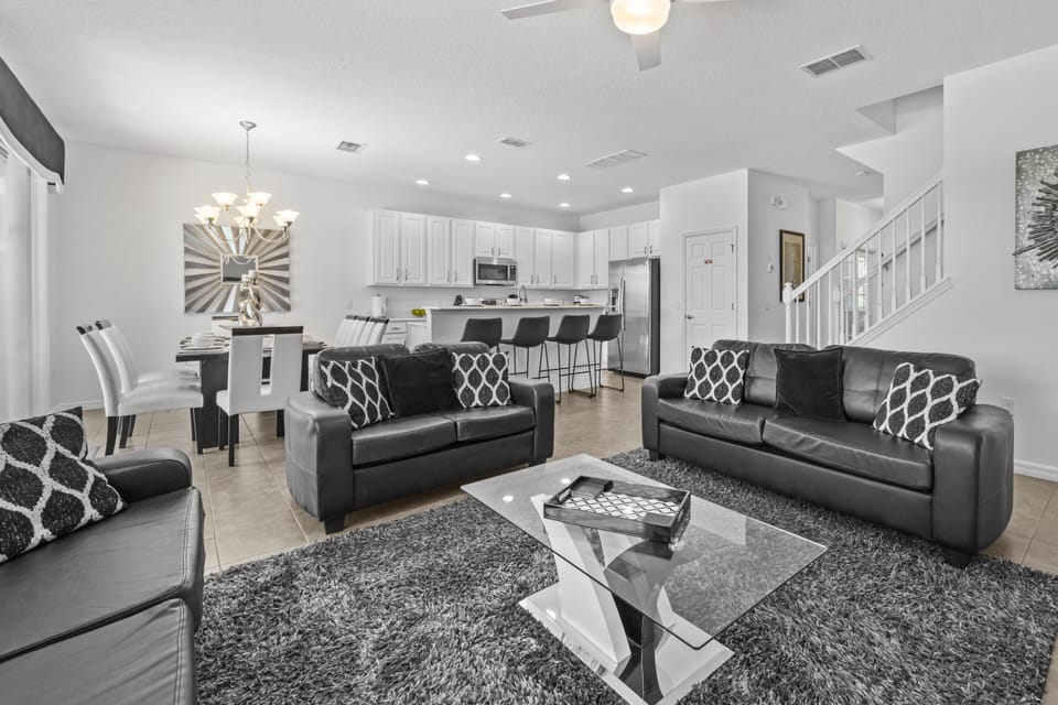 Great open area for everyone to catch up