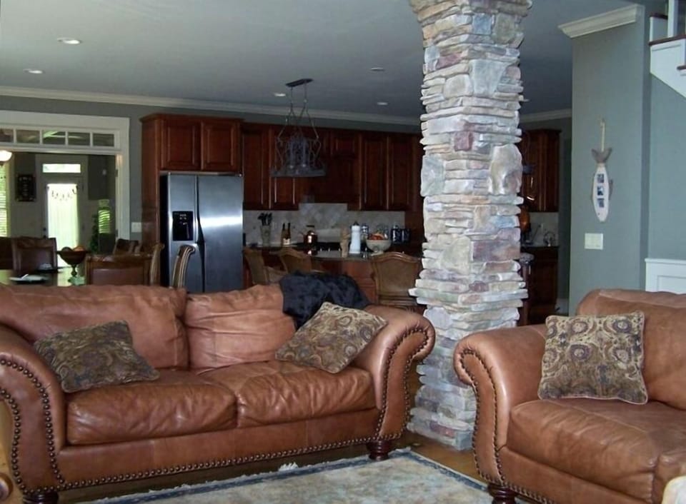 den w/ fireplace
