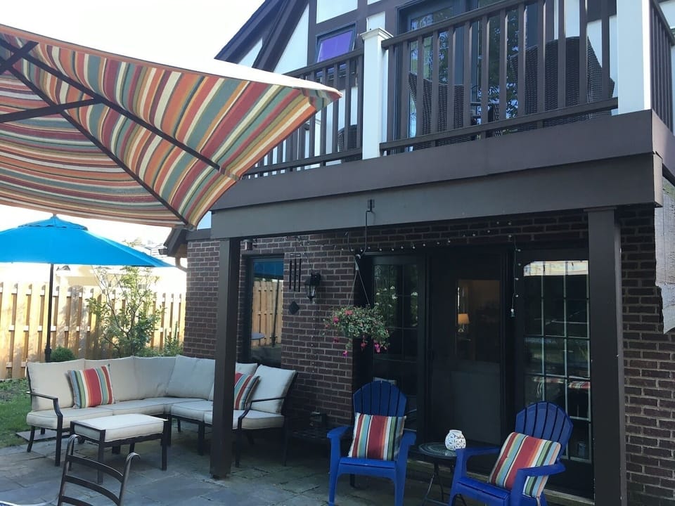 Back Patio seating area